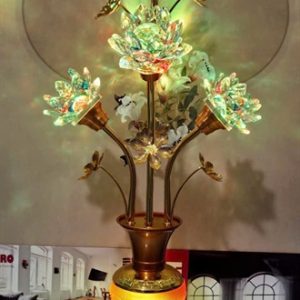 Đèn lưu ly 5 bông 016 XA 63cm