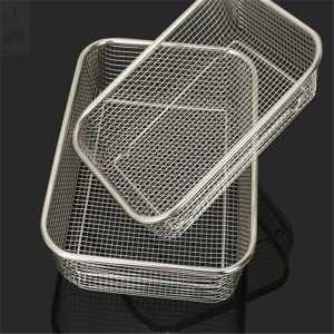 Rổ lưới Inox chữ nhật trung CR (21x29)