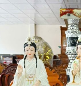 Quan âm ĐH bím tóc 30cm XA