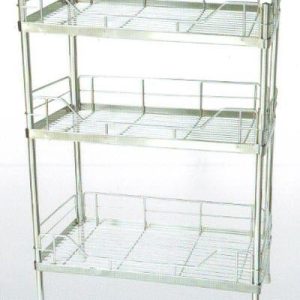 Kệ chén sus201 LA 40x60 - 3 tầng ST