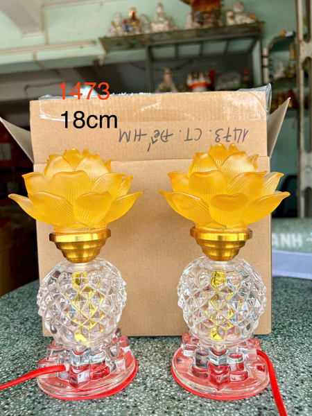 Đèn lưu ly 1473-18cm