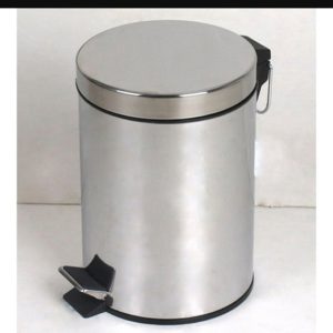 Thùng rác inox 12L đạp tròn ( HÀNG ĐẶT)